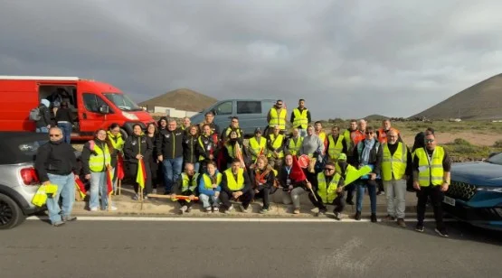 Equipo de Motor Primera Etapa reunido junto a una prueba