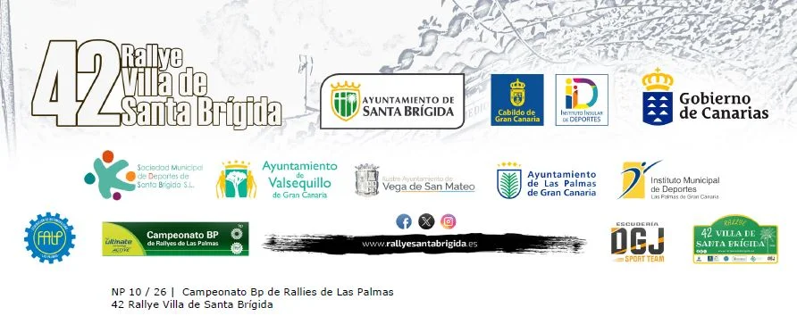 El 42 Rallye Villa de Santa Brígida planea su celebraciónpara el fin de semana del 1 y 2 de mayo